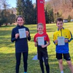 Die Ersten der 3,5 km Strecke
